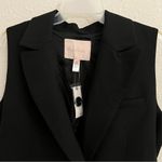 Anthropologie Hutch Longline Vest in Black NWT Size Medium Photo 4