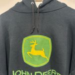 John Deere  Black Sweatshirt with Green Accents Photo 4