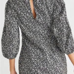 Free People Black and White Patterned Mini Dress Photo 0