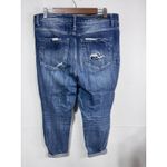 Buckle Black Ankle Skinny Jeans Distressed Ripped Medium Wash Size 33 Blue Photo 2