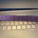 Elegant Medusa’s Lavender Belt with Gold Buckle 80/32. Purple Photo 7