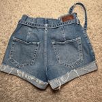 Hollister  Denim Blue Women's Ultra High-Rise Mom Shorts Photo 1