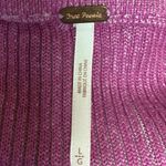 Free People  Purple Pink High Waisted Ribbed Knit Straight Wrap Maxi Skirt Size L Photo 4