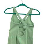 Free People Free Throw Onesie Jumpsuit Ribbed Seamless Green Size Large Photo 8
