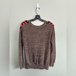 Ecote Urban Outfitters Pullover Knit Sweater Black Tan Boho Retro Geometric Sz S Photo 5