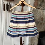 Anthropologie Chloe Oliver Hayley Striped Gored High Waisted Mini Skater Skirt Photo 6