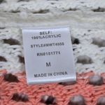 Le lis Crochet Multi Color Summer Festival Cropped Tank Top M Photo 3