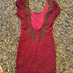 Free People Beaded Scoop Back Bodycon dress Size medium/lg Photo 12