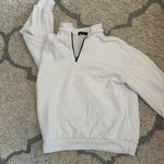 Amazon White Sweatshirt Quarter zip  Photo 2