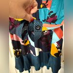 Anthropologie  Maeve Women's Gillian Abstract Colorblock Shirt Dress Size M Photo 7