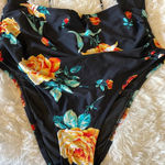 Cupshe One Piece Swimsuit floral/black Photo 1