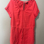 Universal Threads Universal thread, coral romper, extra‎ small linen Photo 0