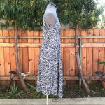 Beach lunch lounge Leopard Midi Dress Size L (3) Photo 2