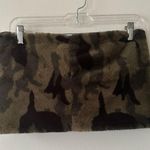 Alembika Faux Fur Camo Camisole Tube Top Gorpcore Green Drawstring Closure Size XXS Photo 4