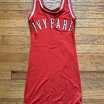 Ivy Park Dress Womens XS Racerback Fitted Tank Ribbed Athleisure Bodycon Photo 0