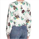 Free People  Floral Wrap Saturday Night Top W-660 Sz XS Photo 1