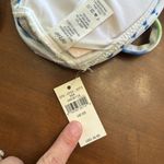 Aerie  Scoop Tie Dye Blue Green Bikini Top Size XS Photo 2