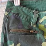 CAbi  Green Camo Skinny Jeans with zipper details 2 Photo 2