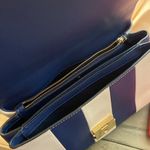 Kate Spade Carlyle Striped Medium Shoulder Bag Blue & White Photo 9