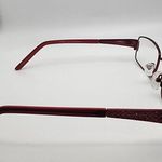 Genevieve Boutique Modern Glitz Burgundy Prescription Glasses Frames & Case Photo 4