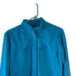 World Wide Sportsman Women Small P Blue Fishing Vented Outdoor‎ Shirt Size undefined Photo 1