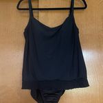 MiracleSuit  Black Slimming Ruffle One Piece Swimsuit Size 14 Photo 0