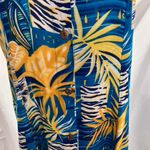 Mama Hawaii beachwear Floral Sleeves‎ Maxi Dress Women Small Vacation Resort Blue Photo 4