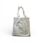 White Fox Boutique White Fox Cream Tote Bag with Pink Accents and key chain Photo 2