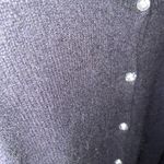 Apt. 9  Women's Classic Black Angora Blend Cardigan soft Luxurious Old Money Fall Photo 3