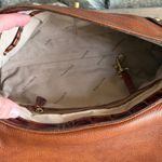 Brahmin  Vintage Evon The Grady Collection Brown Leather Clutch Shoulder Bag Photo 7