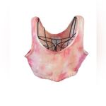 Refuge Athletics Tie Dye Sweatshirt Crop Tank Top Size XL Pink Photo 1