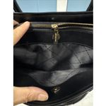 Michael Kors Black Handbag 2-Way Gold Accents 13" X 11" X 6" Photo 8