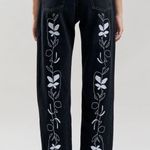 Still Here embroidered high rise jeans Photo 1