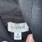 Evereve Black Sleeveless Hoodie Zipper Side Pocket Size M sweatshirt goth adjust Photo 2