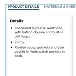 Old Navy  Women’s High Waisted Distressed Jean Skirt Size 4 Photo 8