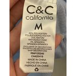 C&C California C&C California Womens Long Sleeve Very Merry Light Blue Boat Neck Top Size M Photo 5