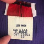 Sequel Vintage 80's Women's Long Sleeve Purple Dress Size 10 Photo 10