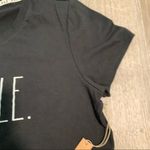 Rae Dunn   Size Medium Hustle black Tee Shirt T-Shirt  Women's NWT Photo 3