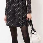 Alexis  Leila Pleated Rio Print Black Mini Wrap Dress Size Medium Photo 0