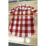 1970's Levis Women's Red/ White Button Photo 5