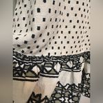 Knox Rose  shirt Dress Cream Polka Dots pockets ruffle Photo 4