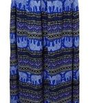 Francesca's Collections Miami royal blue elephant maxi skirt size medium Photo 0