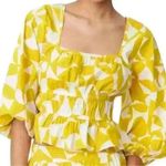 Circus NY Women's Cal Belled Sleeve Elastic Waist Top size S Yellow Photo 0