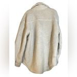 American Eagle |cream teddy bear jacket Sz M Photo 7