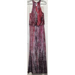 Covington  Women's Black Grey Pink Orange Maxi Summer‎ Dress Rope Neckline Size M Photo 1