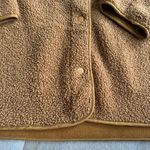 Old Navy NWT Tan Collarless Sherpa Jacket Photo 2