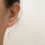 925 Mother of Pearl Inlay Dainty Earrings Photo 1