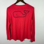 Vineyard Vines Shirt S Red Long Sleeve Whale Logo Tee Nautical Preppy Graphic Photo 5