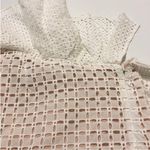 J.Crew  White Eyelet One Shoulder Ruffle Top. Size 12. Photo 9