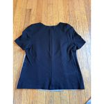 Jason Wu Blouse Womens Medium Snakeskin Print Short Sleeve Back Zip Raglan Photo 5